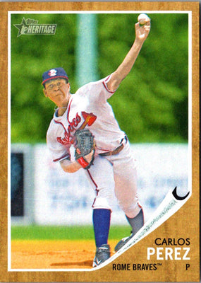 2011 Topps Heritage Minor League Carlos Perez #33