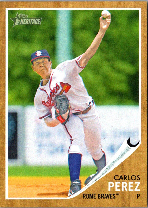 2011 Topps Heritage Minor League Carlos Perez #33