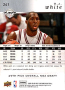 2008 Upper Deck First Edition D.J. White