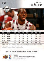 2008 Upper Deck First Edition D.J. White #241 Rookie