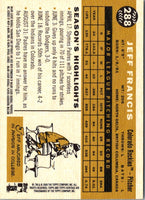2009 Topps Heritage Jeff Francis #288
