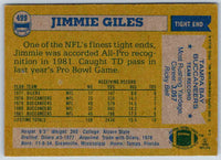 1982 Topps Jimmie Giles #499