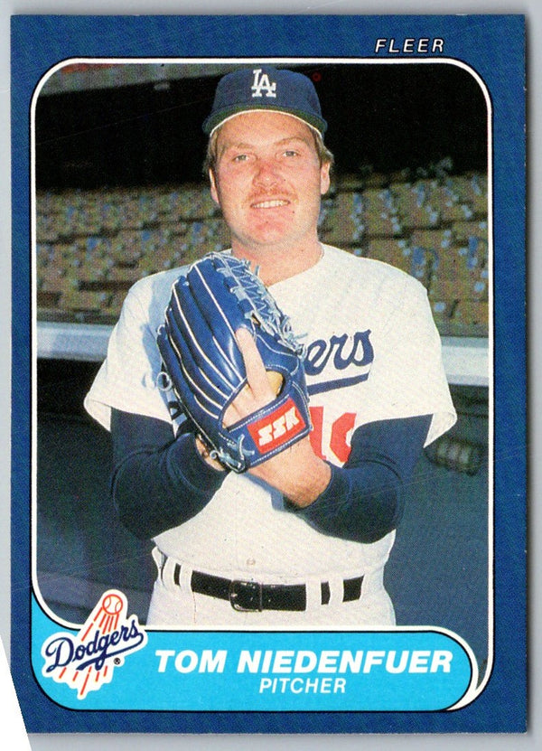 1986 Fleer Tom Niedenfuer #139