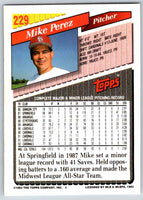 1993 Topps Gold Mike Perez #229