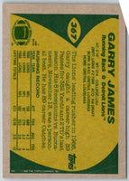1989 Topps Garry James #367