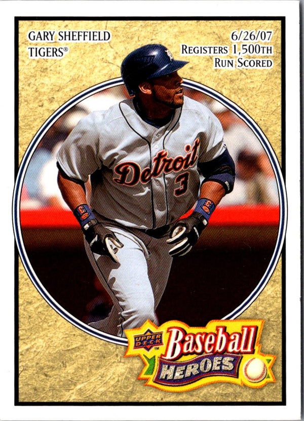 2008 Upper Deck Baseball Heroes Gary Sheffield #63