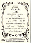 2016 Topps Gypsy Queen Hyun-Jin Ryu
