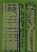 1982 Topps Pascual Perez