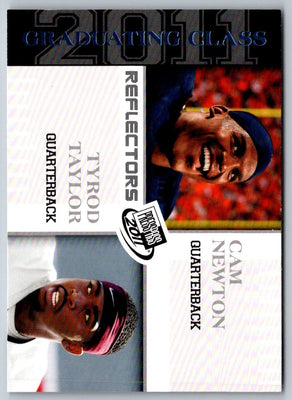 2011 Press Pass Reflectors Blue Cam Newton/Tyrod Taylor #95