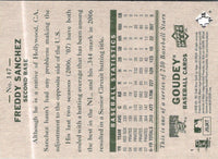 2008 Upper Deck Goudey Freddy Sanchez #147