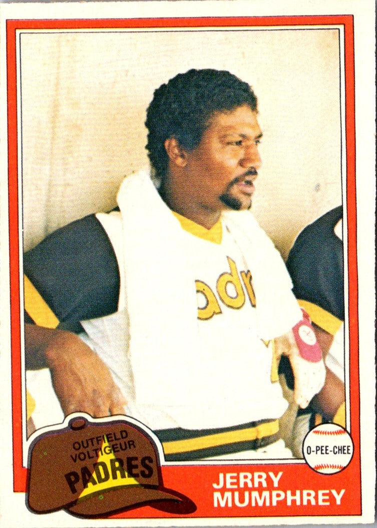 1980 O-Pee-Chee Jerry Mumphrey