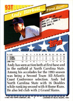 1993 Topps Traded Andy Barkett #93T Rookie