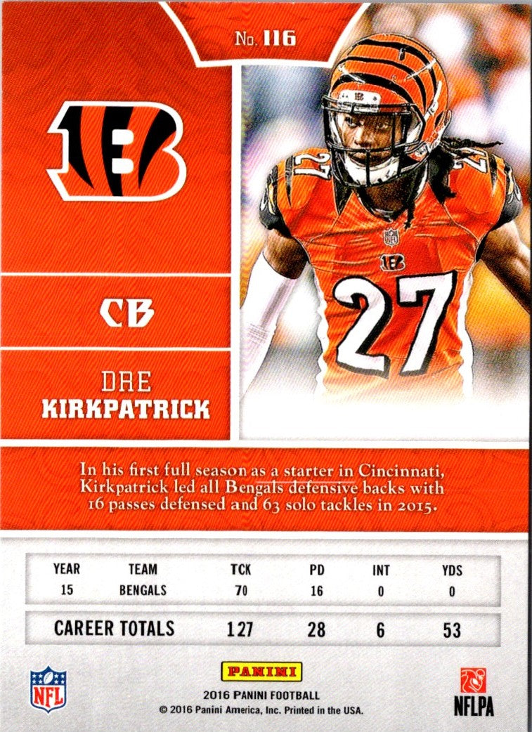 2016 Panini Dre Kirkpatrick