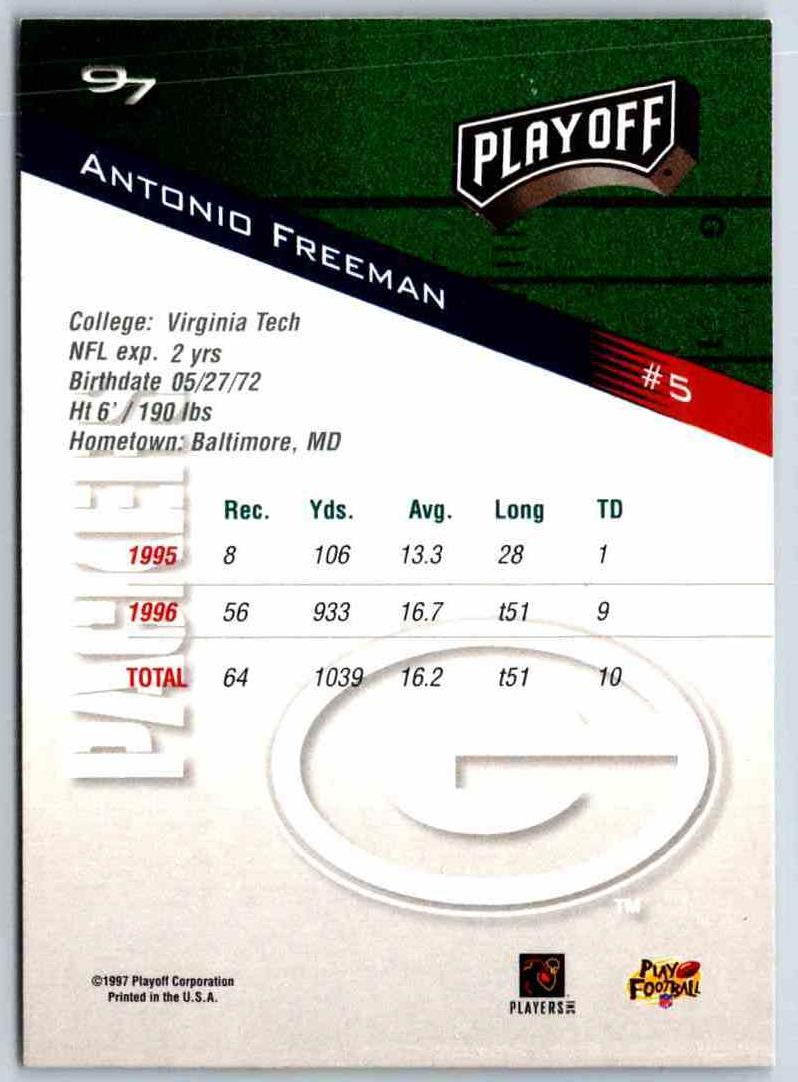 1998 Pacific Antonio Freeman