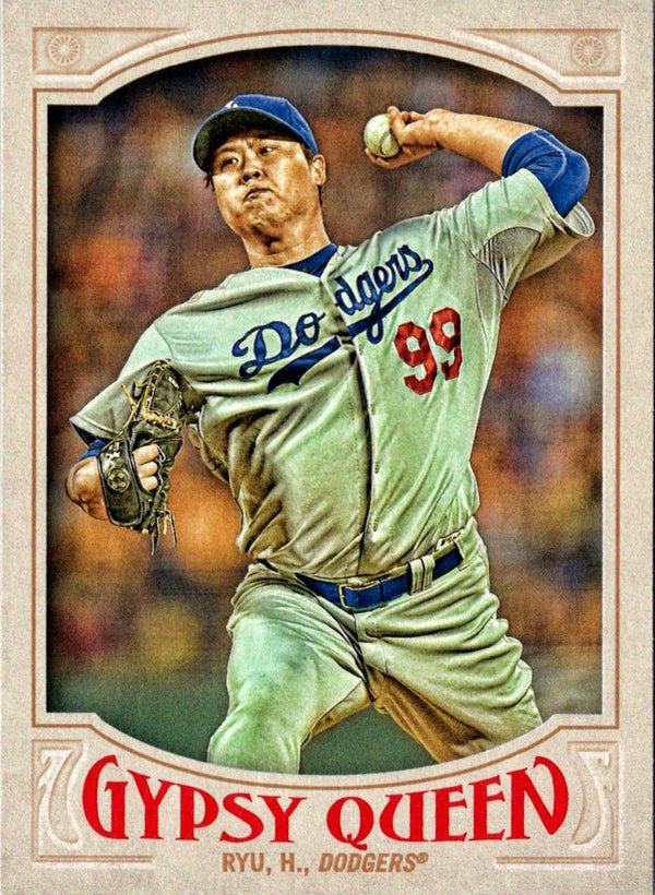 2016 Topps Gypsy Queen Hyun-Jin Ryu #44