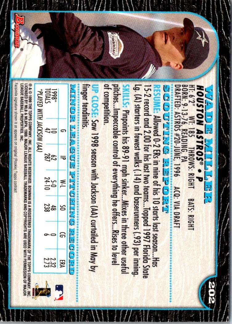 1999 Bowman Wade Miller