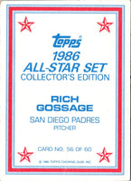 1986 Topps Glossy Rich Gossage #56