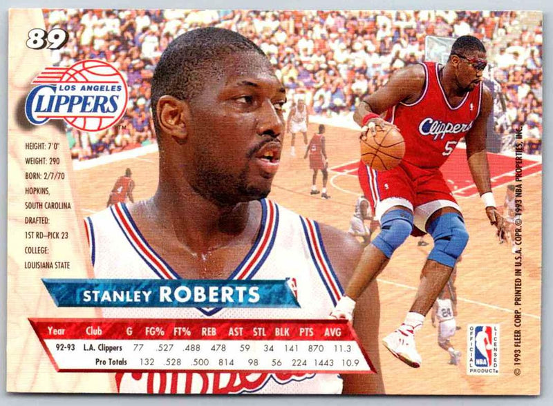 1992 Fleer Ultra Stanley Roberts