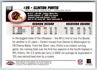 2004 Topps Chrome Clinton Portis #110