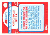 1988 Topps Kmart Memorable Moments George Bell #1