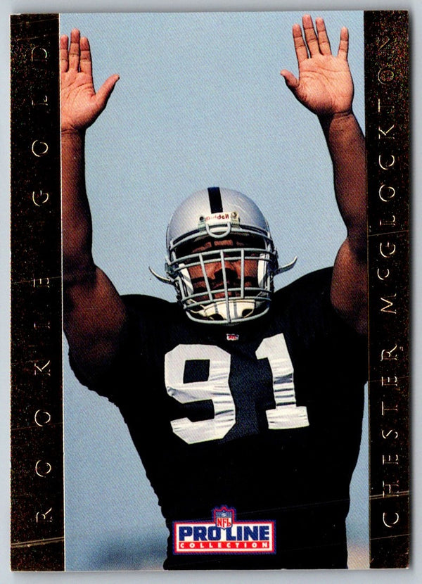 1992 Pro Line Portraits Rookie Gold Chester McGlockton #14