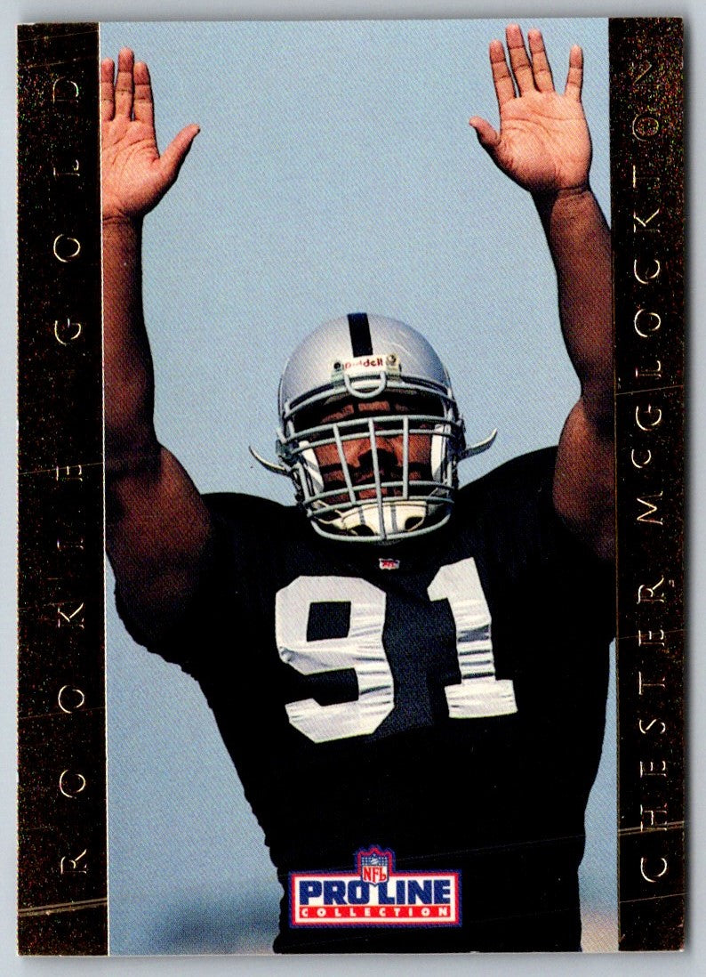 1992 Pro Line Portraits Rookie Gold Chester McGlockton