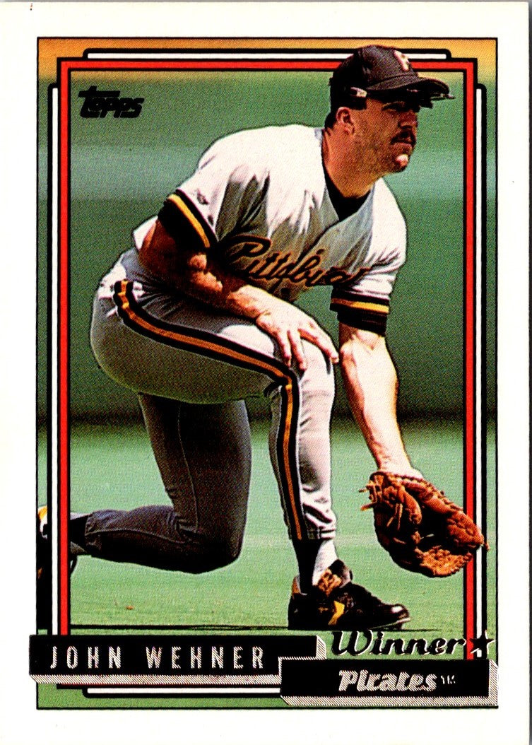 1992 Topps Gold Winners John Wehner