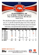2012 Topps Elvis Dumervil