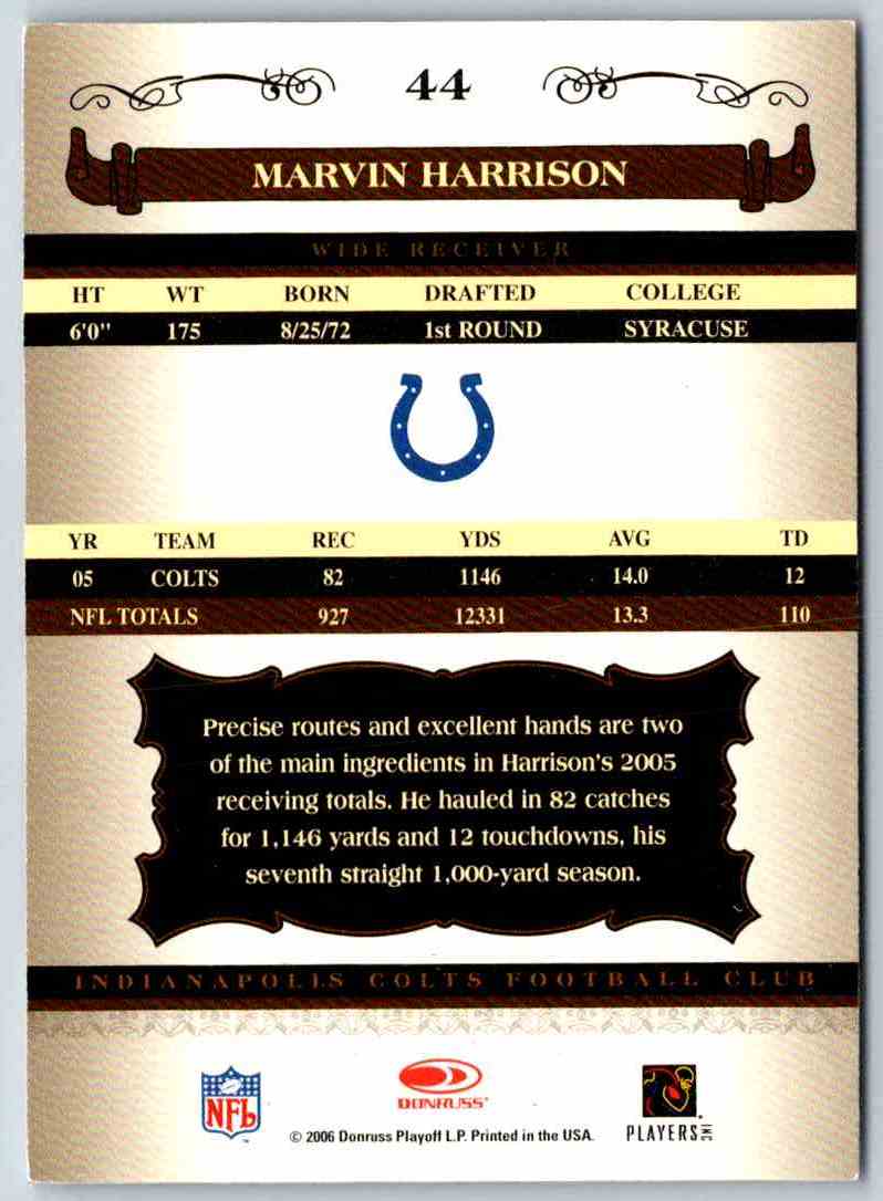 2016 Contenders Marvin Harrison