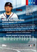 2020 Stadium Club Felix Hernandez #274