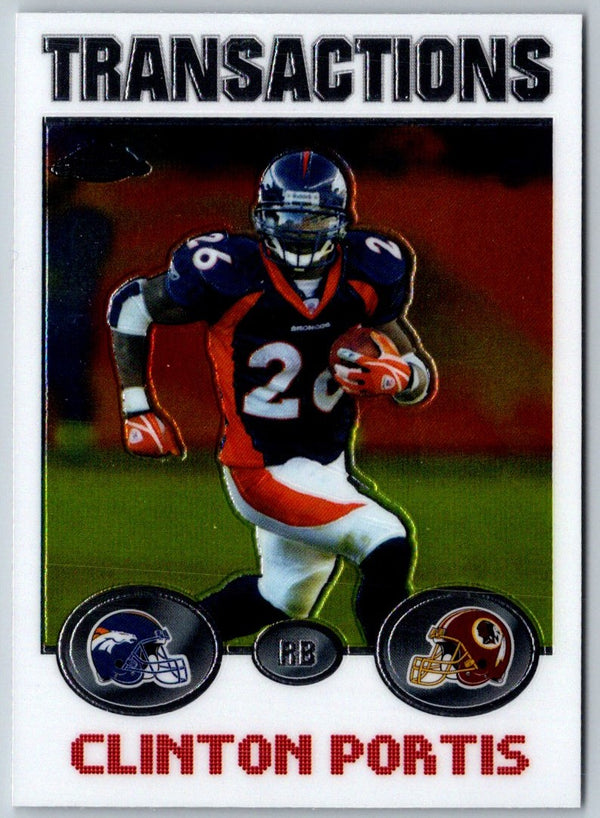 2004 Topps Chrome Clinton Portis #110