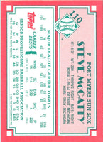 1989 Topps Senior League Steve McCatty #110