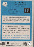 2009 Upper Deck Justin Tuck #130