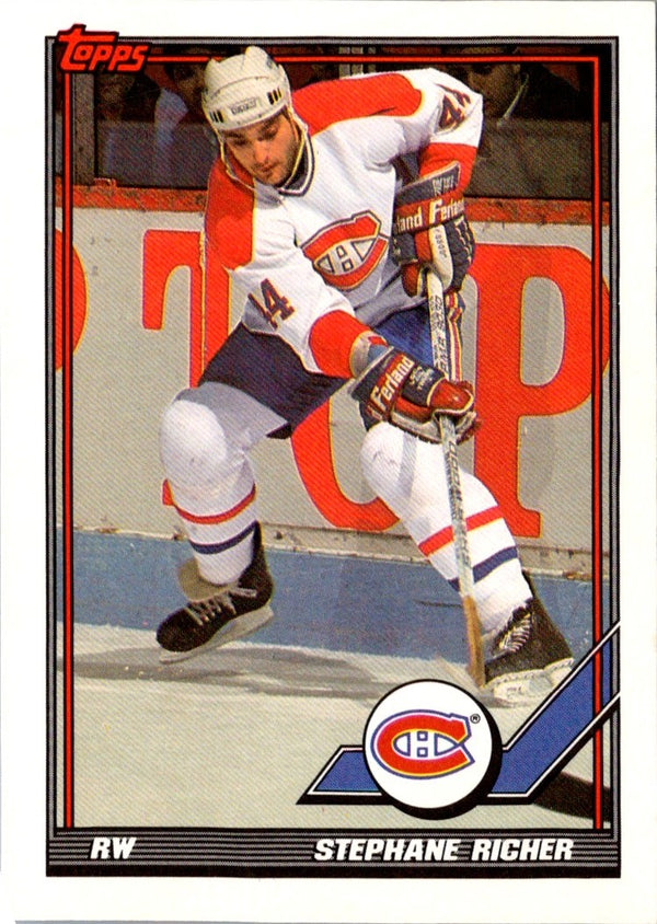 1991 Topps Stephane Richer #369