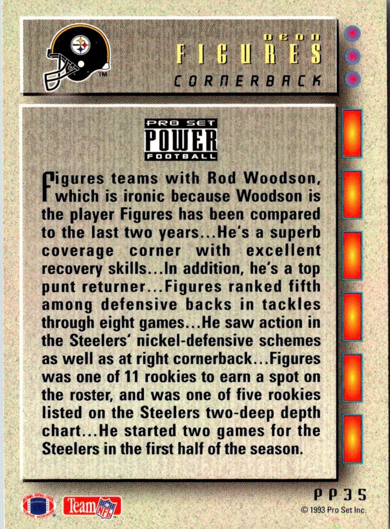 1993 Pro Set Power Update Prospects Gold Deon Figures