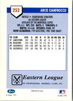 1991 Line Drive AA Archi Cianfrocco #252