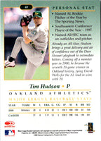 2001 Donruss Studio Tim Hudson #40