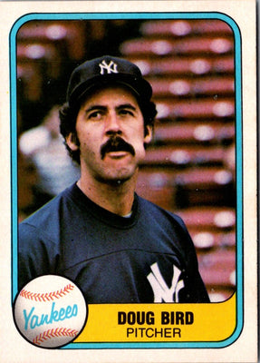 1981 Fleer Doug Bird #106