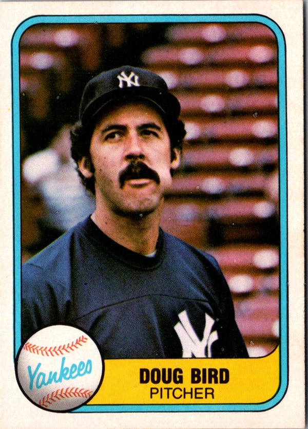 1981 Fleer Doug Bird #106