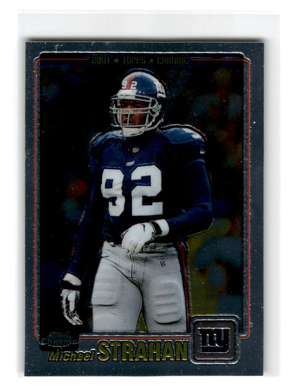 2005 Topps Chrome Michael Strahan #82