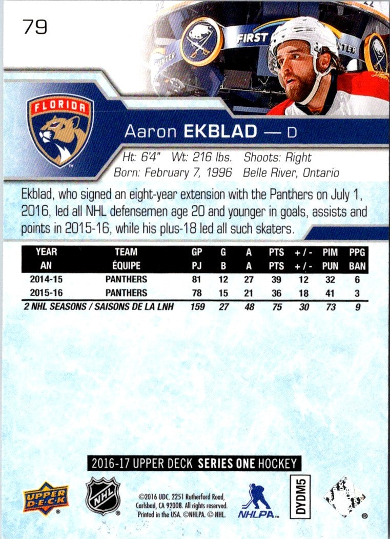 2016 Upper Deck Aaron Ekblad