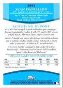 2008 Bowman Prospects Sean Danielson