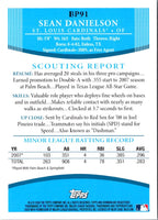 2008 Bowman Prospects Sean Danielson #BP91