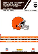 2012 Score Montario Hardesty