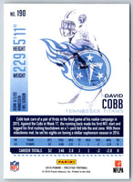 2016 Panini Prestige David Cobb #190
