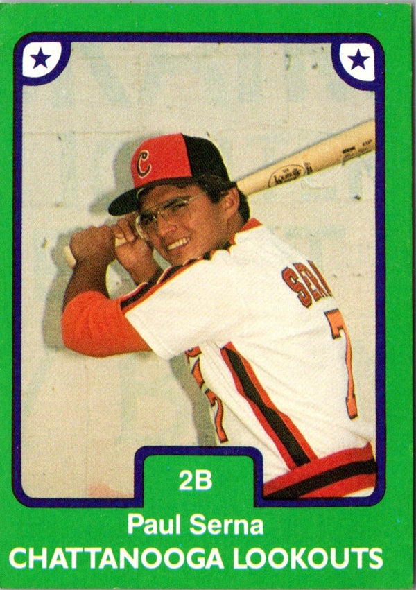 1984 TCMA Chattanooga Lookouts Paul Serna #12