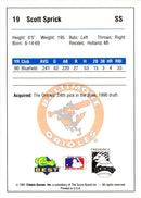 1991 Classic Best Frederick Keys Scott Sprick