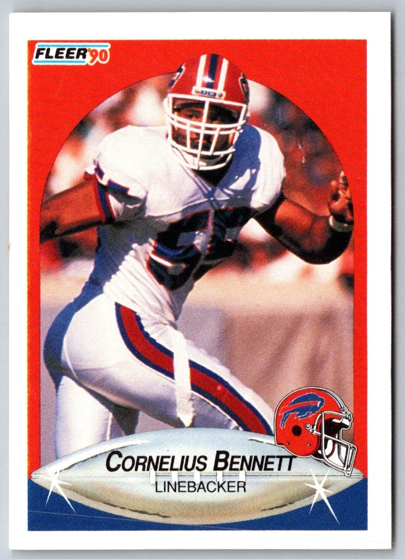 1990 Fleer Cornelius Bennett
