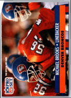 1991 Pro Set Michael Brooks #56