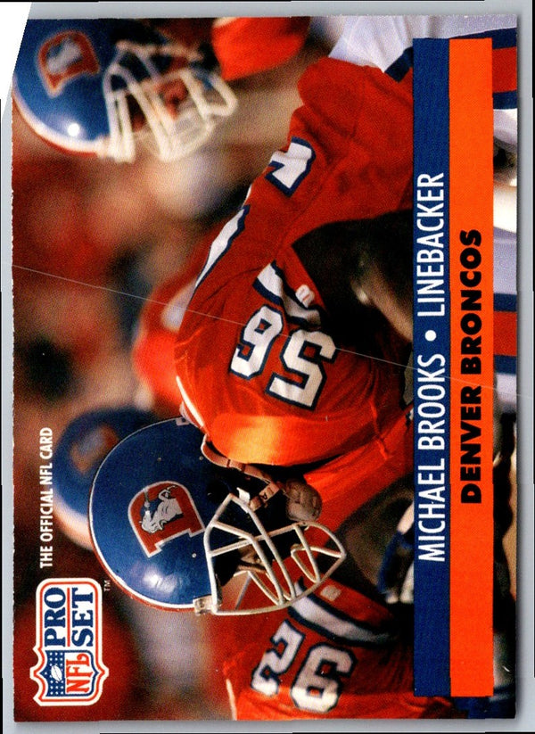1991 Pro Set Michael Brooks #56
